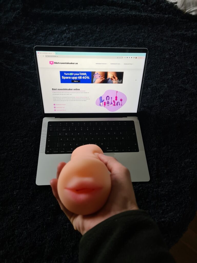 Bild tagen vid vårt test av Mouth & Vagina Stroker