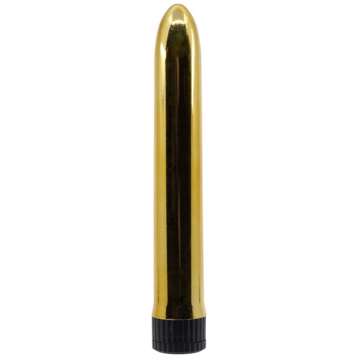 Guld Dildo - Vibrerande dildo i guld