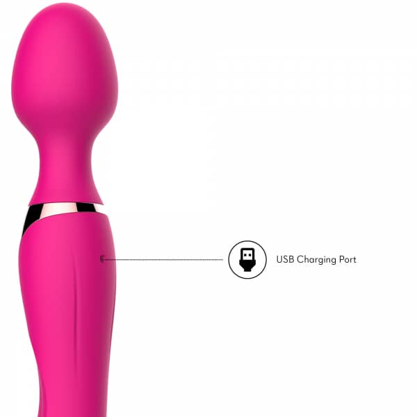 Duo Pleasure Bodywand Pink - Bild 4